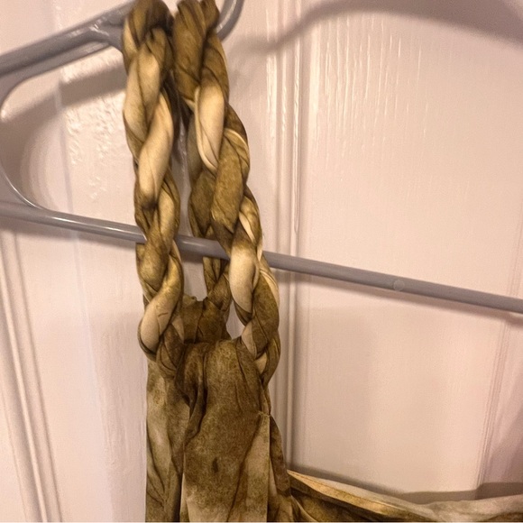 NWT Zara asymmetrical limited edition dress with braided shoulder, size medium - Picture 5 of 10